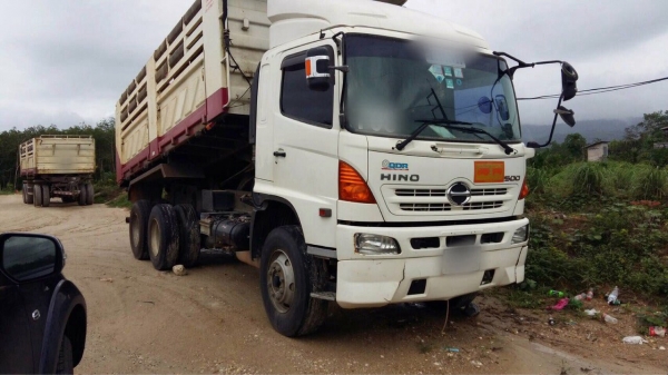 ขายรถ22ล้อดั้มพ์ HINO FM2PNLD เครื่อง 380แรงม้า หัวหางปี56 สวยๆเดิมๆสนใจโทร 081-970-1072