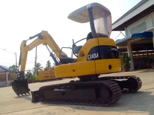 รถขุด Hitachi EX40U มือสองนำเข้าจากญี่ปุ่น ทำสีใหม่ พร้อมใช้งาน