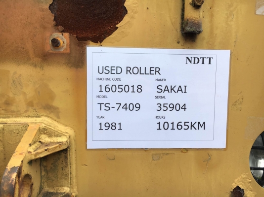 Sakai TS7409 : รถบด 9 ล้อยาง นำเข้าจากญี่ปุ่น โทร. 080-6565422 (หนิง)