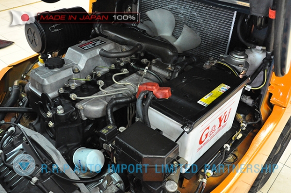 ขายรถโฟล์คลิฟท์มือสอง TOYOTA รุ่น 7FD30-18590 ราคา 495,000 บาท นำเข้าจากประเทศญี่ปุ่น 100\% ไม่เคยใช้งานในไทย