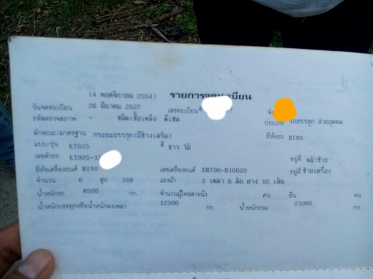 ด่วนนาทีทอง 10ล้ออีโน่ KT925. สภาพสวย เดิมๆ  เพลาเดียว/พร้อมใช้งาน  เล่มติดมือ...