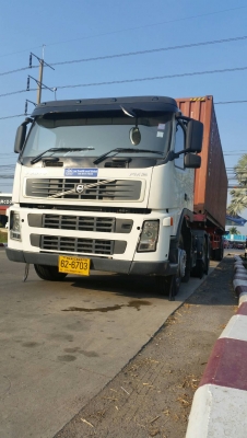หัวลาก VOLVO  FM 12  380แรง ปี 48  พร้อมหางก้าง  2 เพลา  รถพร้อมใช้งาน  ราคา  1,300,000 บาท