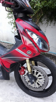 ขาย yamaha นูโน MX เครื่องยนต์ปกติ ท่อดังนิดหน่อย ระบไฟฟฟ้าใช้งานได้ปกติ  ล้อแม็ก ยางหน้า หลัง ไม่โลน ชุดสีมีรอยบ้างตามการใช้งาน ใส่ปั้มเบรคแต่ง โช๊คหน้าแต่ง ทะเบียนไม่ขาดต่อ ใบภาษี พรบ. ชุดโอนครับ รุอยุ่แถว ถนน สรงประภา ดอนเมือง กรุงเทพ  เบอ 0891123302