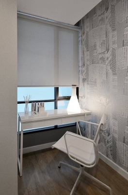 ขายดาวน์คอนโดห้องมุม Esta Bliss Condo รามอินทรา ขนาด 45.91 ตรม.  ตึก A ชั้นที่ 2