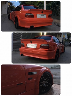 รถบ้านBMW E36 คูเป้สปอร์ต2ประตู หรูหรา ดึงโป่งวายบอดิ้มาทั้งคันสวยๆ เครื่อง1jโบ เครื่องดี รถสวยมากๆๆ