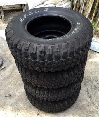 ยางMaxxis bighorn MT 762 ขนาด 265/75/16 สภาพใหม่ ดอกเต็ม4เส้น