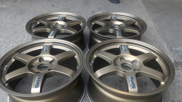 te37 ขอบ17 5รู114 กว้าง8 ออฟ38 สวยๆคัรบ