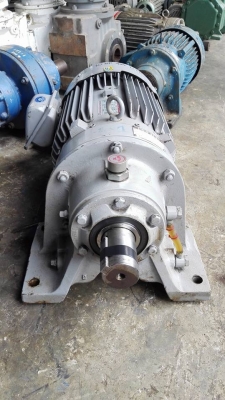 ** SOLD ** มอเตอร์เกียร์ Mitsubishi Cyclo Drive 10 HP 380V ทด 1:15 เพลาออก 100 RPM สภาพใหม่กริ้บๆเดิมทุกเม็ดวิ่งนุ่มมาเทสก่อนได้