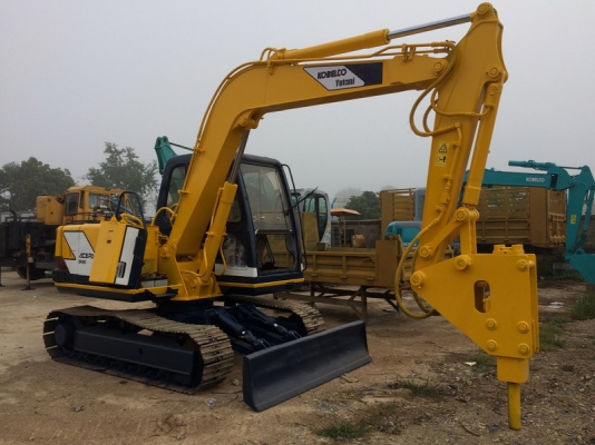 ขายรถขุด  KOBELCO SK60-1  มาคทรี พร้อมหัวเจาะหัวกระแทก