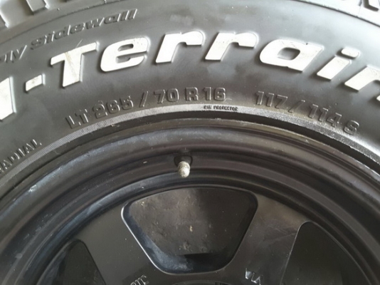 TE37x + BF All USA. 265/70/16 ปี13 สวยๆ 1ชุด