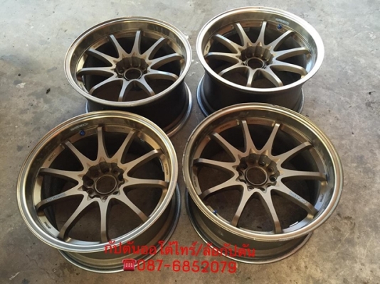 ขายล้อมือสอง CE28 ขอบ18 5รู114 กว้าง หน้า9.5หลัง10.5 พร้อมยางใหม่