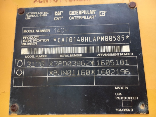 Caterpillar 140H รถเกรด นำเข้าจากอเมริกา โทร. 080-6565422 (หนิง)