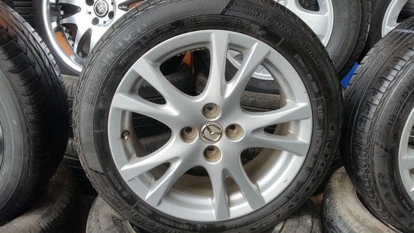 ขายล้อ Mazda 2 ขอบ16 ยาง185/55/16 ปี 12 4 ล้อ