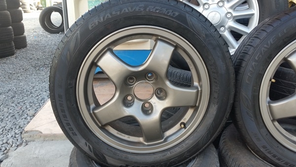 ขายล้อ GTS R32 กว้าง6.5 ET40 ยางปี14 2 ล้อ ขายล้อ GTS R32 กว้าง6.5 ET40 ยางปี14 2 ล้อ