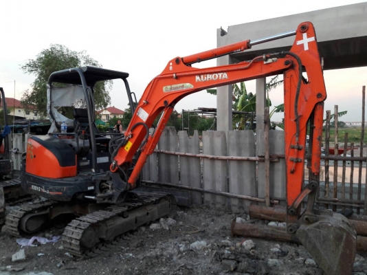 ต้องการขายด่วน รถแบคโฮเล็ก KUBOTA-KX91-3 ราคา 450,000 บาท