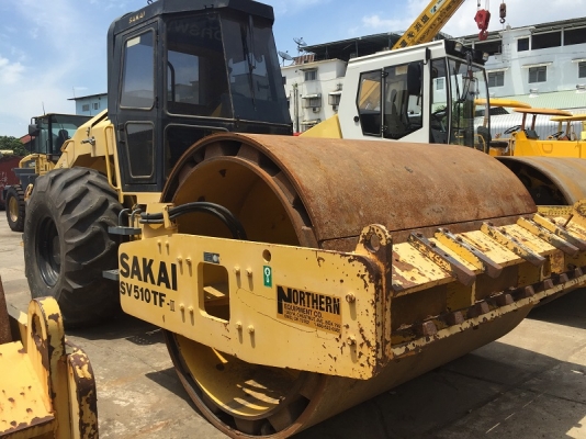 รถบด 10 ตัน Sakai SV510TF (2 เปลือก) ล้อเรียบหุ้มหนาม สภาพเยี่ยม ชม.ต่ำ รถนอกแท้ๆ ยังไม่ผ่านการใช้งา รถบด 10 ตัน Sakai SV510TF (2 เปลือก) ล้อเรียบหุ้มหนาม สภาพเยี่ยม ชม.ต่ำ รถนอกแท้ๆ ยังไม่ผ่านการใช้งา