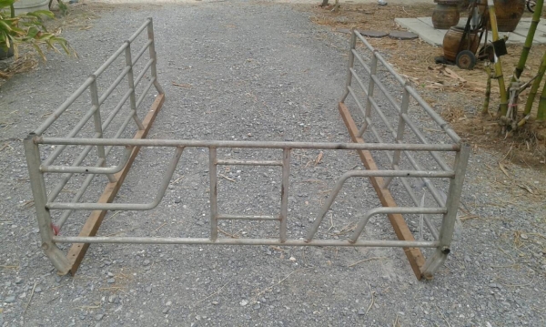 คอกเหล็กเสมอหลังคา ใส่ตอนเดียว