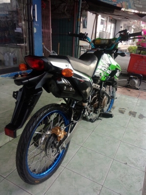 New Kawasak KSR (สตร์ทมือ) รถปี56 เครื่องเดิมสนิท แต่งสวยภายนอก ราคาถูกๆ