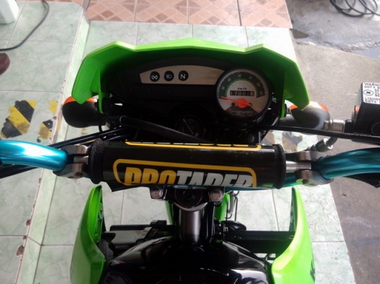 New Kawasak KSR (สตร์ทมือ) รถปี56 เครื่องเดิมสนิท แต่งสวยภายนอก ราคาถูกๆ