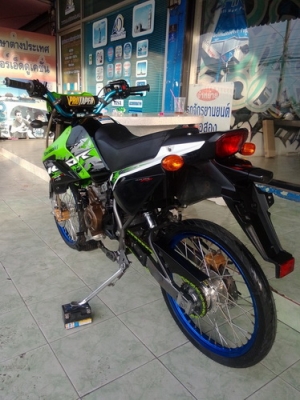 New Kawasak KSR (สตร์ทมือ) รถปี56 เครื่องเดิมสนิท แต่งสวยภายนอก ราคาถูกๆ