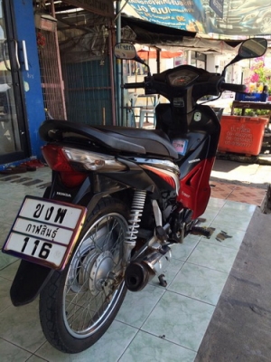 Honda Wave110i รถปี55 หัวฉีดประหยัดน้ำมันเครื่องดี ราคาถูกครับ