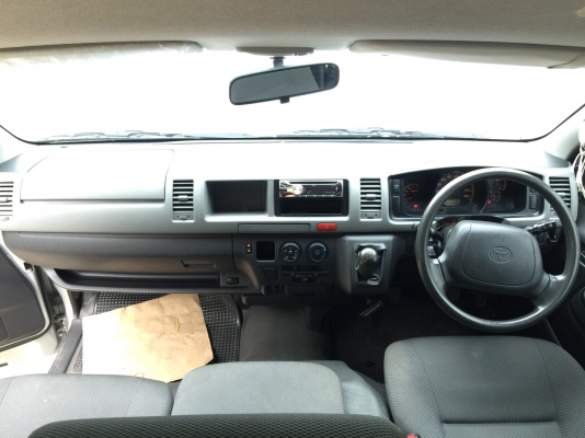 toyota commuter d4d สีเทา ปี2012 รถสวยไร้ริ้วรอยมือเดียวไมล์น้อยแท้คุ้มสุด