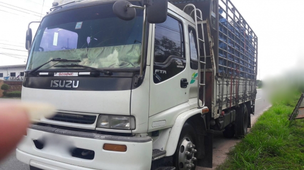 รถอีซูซุ 6 ล้อ ( รั้ว ) FTR 195 แรงม้า. ปี 47.   สนใจติดต่อ  081 - 6079515