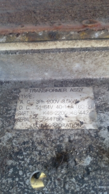 ขายหม้อแปรง3เฟส200VAC