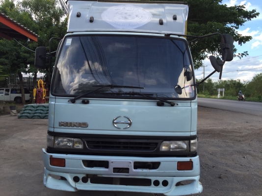 ขายรถ6ล้อHino FC4Jสิงห์ 140แรงม้าตู้แห้งประตู10บาน ยาว5.60ม