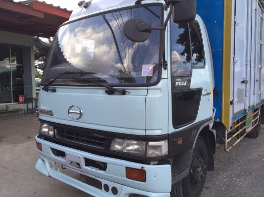 ขายรถ6ล้อHino FC4Jสิงห์ 140แรงม้าตู้แห้งประตู10บาน ยาว5.60ม