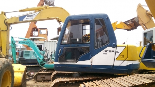 ขายรถแมคโค SK-60-3 สภาพสวยเครื่องเดิมปํ้มเดิมขายไม่แพง