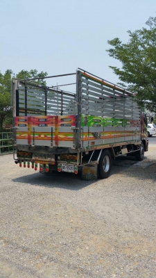 ขายรถบรรทุกหกล้อ ISUZU FTR เครื่อง 240 แรง ปี 56 กระบะคาร์โก้ยาว 6.30 เมตร อู่เปี๊ยกบ้านโป่ง ยางเต็ม ภายในสวย ไมล์ 116,xxx