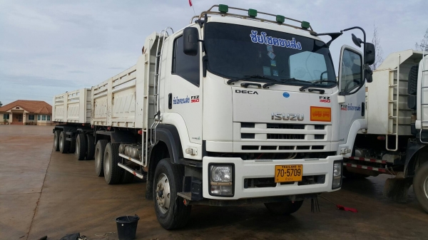 ขายด่วน360ปี56 พ่วงดั้มแม่ลูก รถสวย ใช้น้อย ไมล์น้อยแสนกว่า