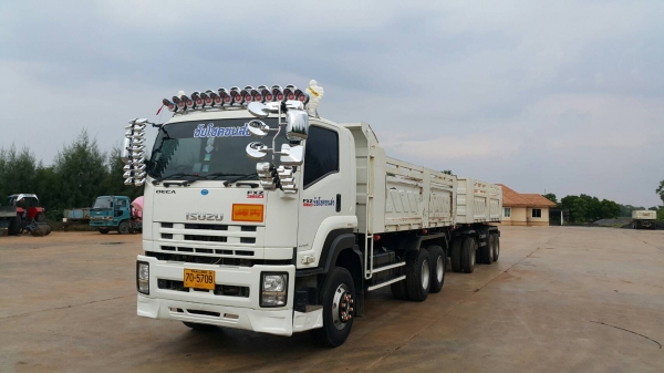 ขายด่วน360ปี56 พ่วงดั้มแม่ลูก รถสวย ใช้น้อย ไมล์น้อยแสนกว่า