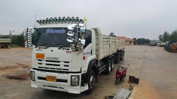 ขายด่วน360ปี56 พ่วงดั้มแม่ลูก รถสวย ใช้น้อย ไมล์น้อยแสนกว่า