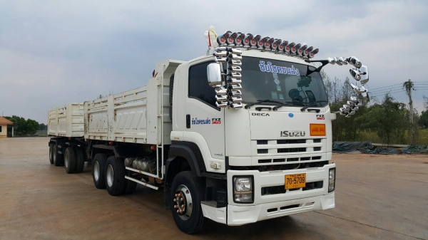 ขายด่วน360ปี56 พ่วงดั้มแม่ลูก รถสวย ใช้น้อย ไมล์น้อยแสนกว่า