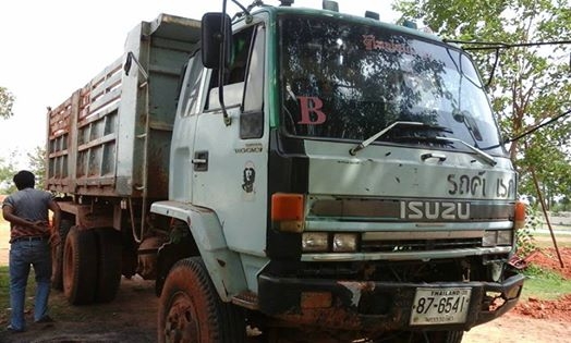 ขายรถ10ล้อดัมพ์2เพลา อีซูซุร็อคกี้ FXZ13NFY 210กระบะดัมพ์ แชชซีสวยเครื่องดี เอกสารทะเบียนครบ