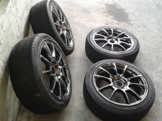 ขอบ17นิ้ว5รู114 พร้อมยาง สวยๆ 4 ล้อ ราคา 6900 บาท