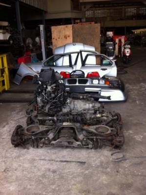 เครื่องยนต์ BMW 318i E36 พร้อมอะไหล่ครบชุด