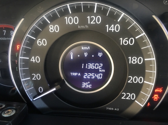 2013 HONDA CR-V 2.4EL NAVI สีขาว