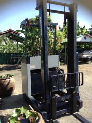 +++ ขายรถโฟล์คลิฟท์ไฟฟ้ายืนขับ  KOMATSU FBR14  ขนาด  1.4  ตัน  เสา  4  เมตร  (พร้อมตู้ชาร์ท  ใช้ไฟบ้าน)