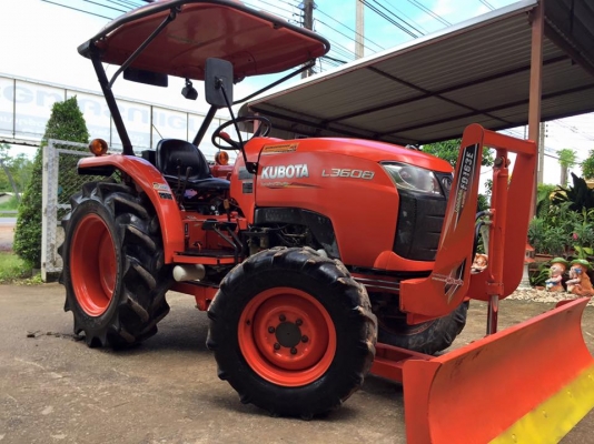 ขายรถไถ Kubota L3608(4WD) พร้อมใบมีดและผานพรวนLCSใหม่ รถสวยพร้อมใช้งาน