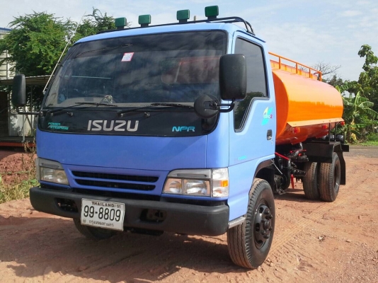 ISUZU 6ล้อรถน้ำ  NPR (130แรง) เครื่องดี ยางดี ครัทซีสวย ขาย 560,000 บาท ศุภากร 081-1903107 , 081-4252943