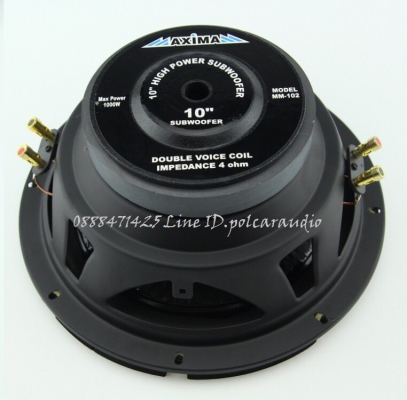 SUB10นิ้ว ว้อยคู่ AXIMA MM-102 1 คู่