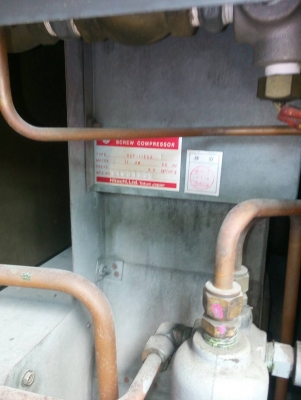 ขายปั๊มลมโรตารี่สกรู HITACHI  15 HP ( รับประกัน 1 ปี )