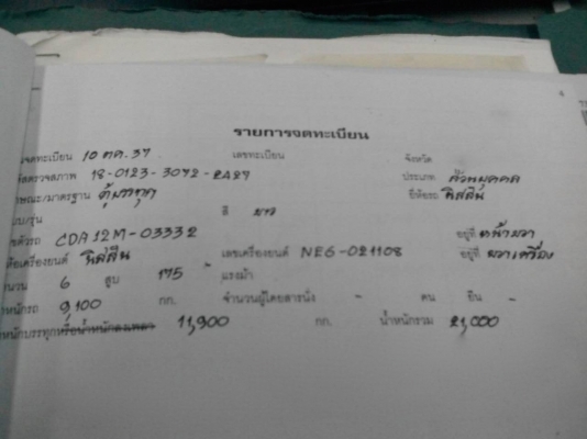 รถนิสสัน 10 ล้อ ตู้เย็น 180 แรงม้า. ปี 37 - 39. , ( มี ขาย 2 คัน. )    สนใจติดต่อ  081 - 6079515