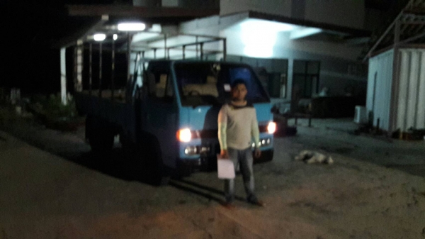 รถ 6 ล้อมีคอกเหล็ก ยี่ห้อ ISUZU รุ่น NKR รถห้างแท้ เครื่อง 4Be1 110 เเรงม้า