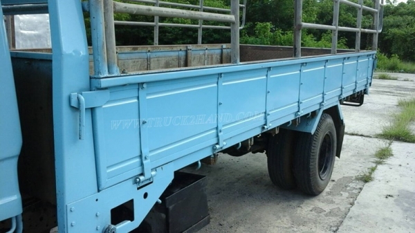 รถ 6 ล้อมีคอกเหล็ก ยี่ห้อ ISUZU รุ่น NKR รถห้างแท้ เครื่อง 4Be1 110 เเรงม้า