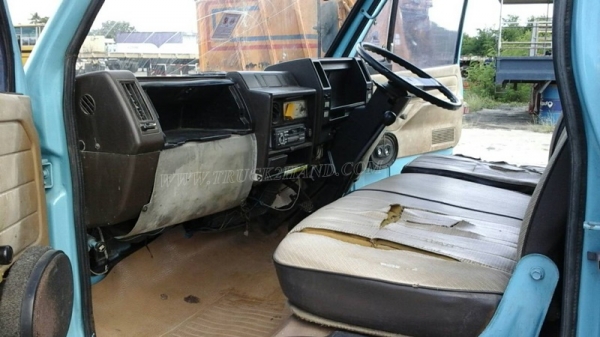 รถ 6 ล้อมีคอกเหล็ก ยี่ห้อ ISUZU รุ่น NKR รถห้างแท้ เครื่อง 4Be1 110 เเรงม้า