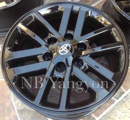 ล้อแม็ก Fortuner BMC ขอบ17 ทำสีดำเงา ล้อแม็ก Fortuner BMC ขอบ17 ทำสีดำเงา